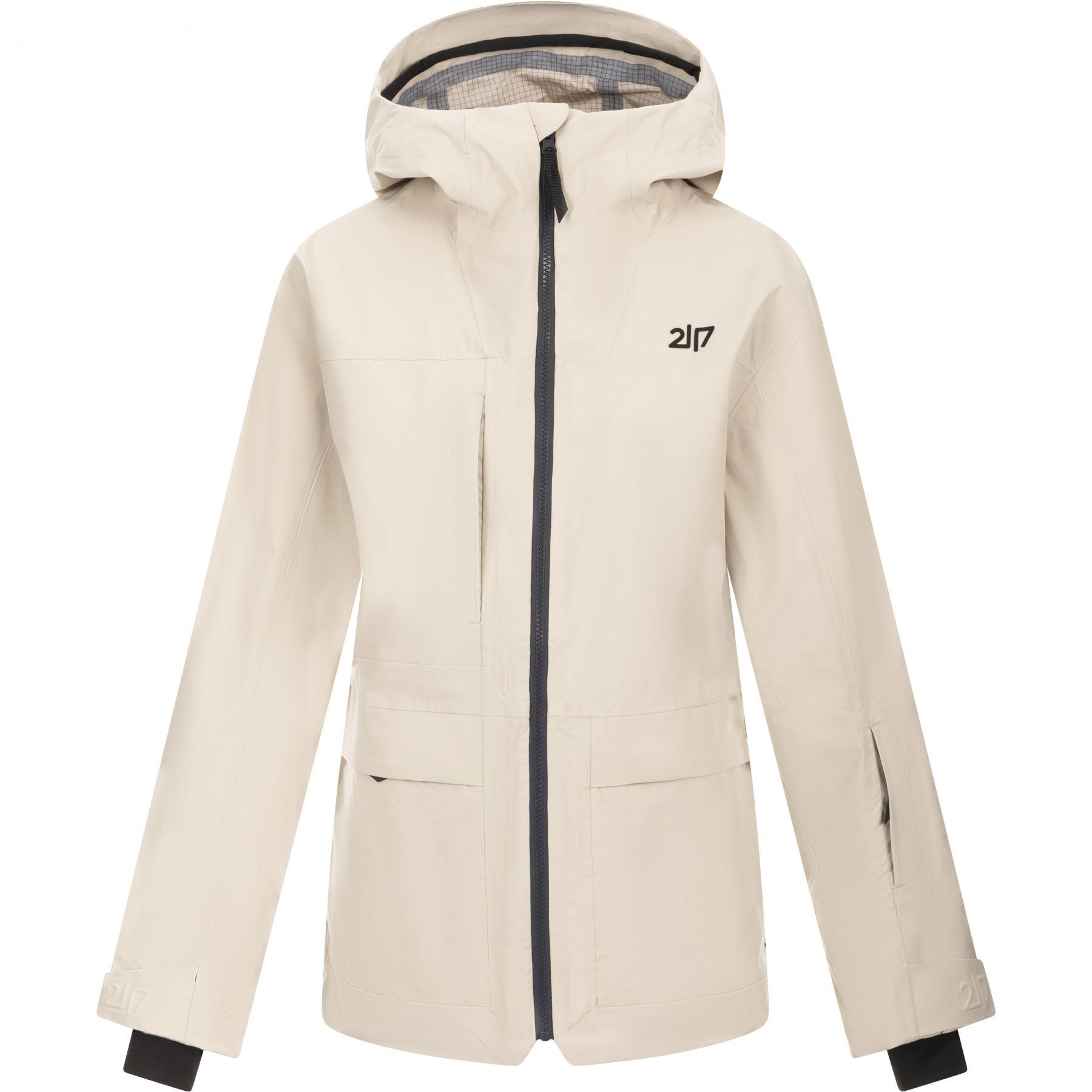2117 of Sweden Dartsel 3l, chaqueta shell, mujer, beige