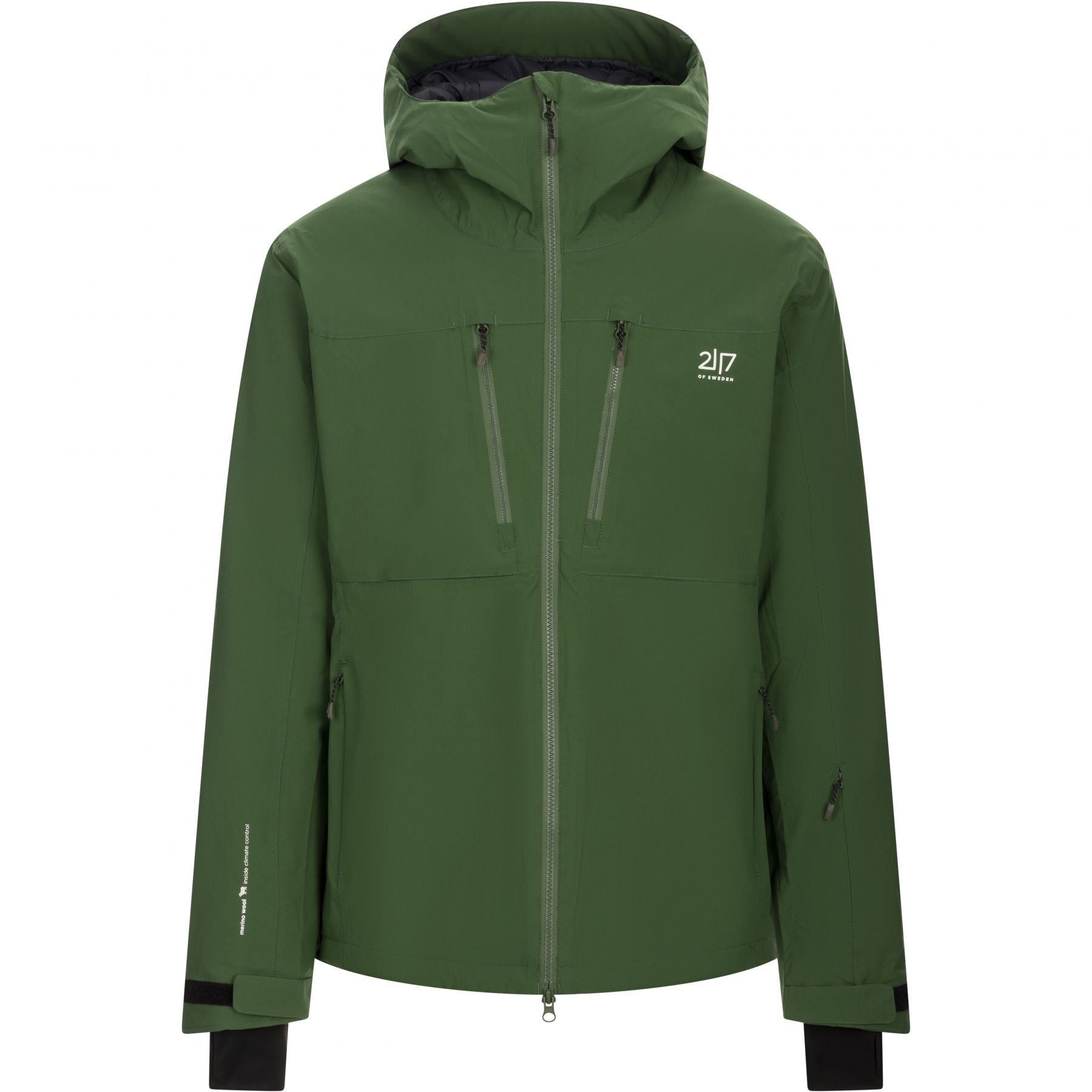 2117 of Sweden Grubban, chaqueta de esquí, hombre, verde