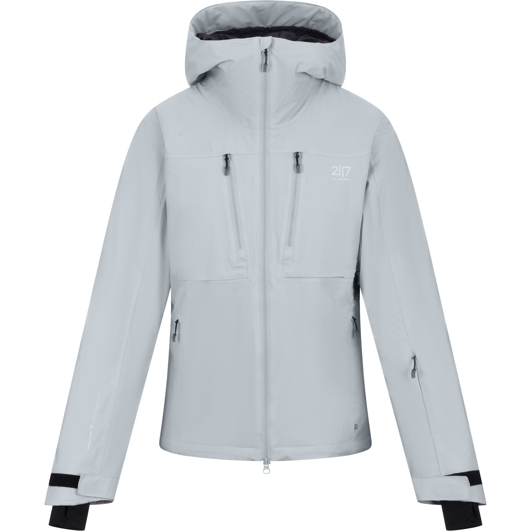 Grubban, chaqueta de esquí, mujer, azul claro