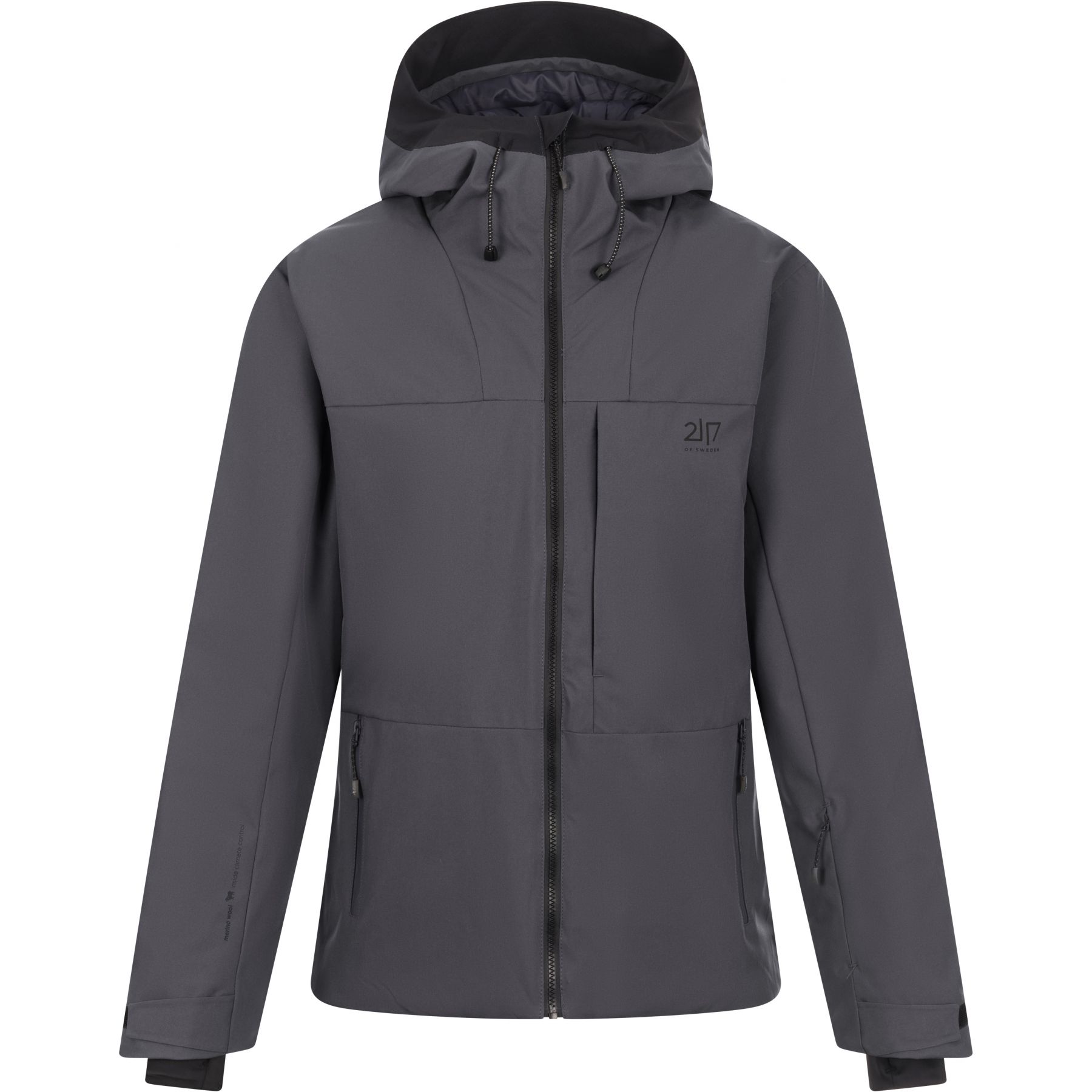 Humla, chaqueta de esquí, mujer, gris