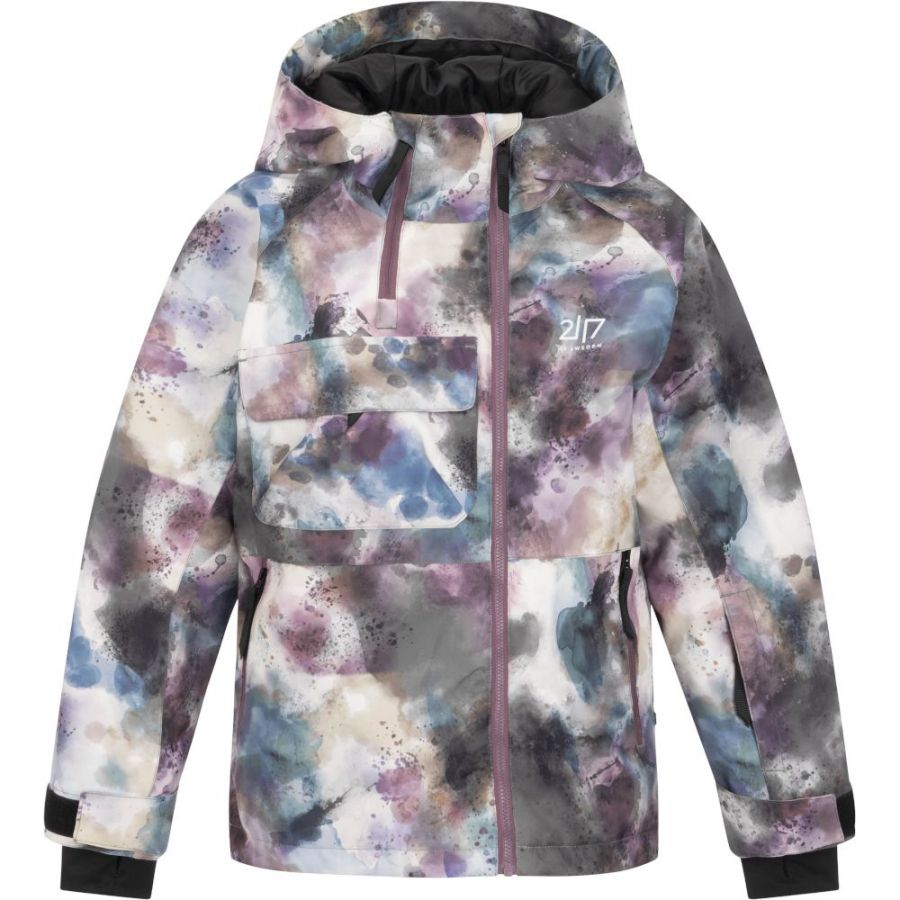 2117 of Sweden Kidden, chaqueta de esquí, junior, aop grape