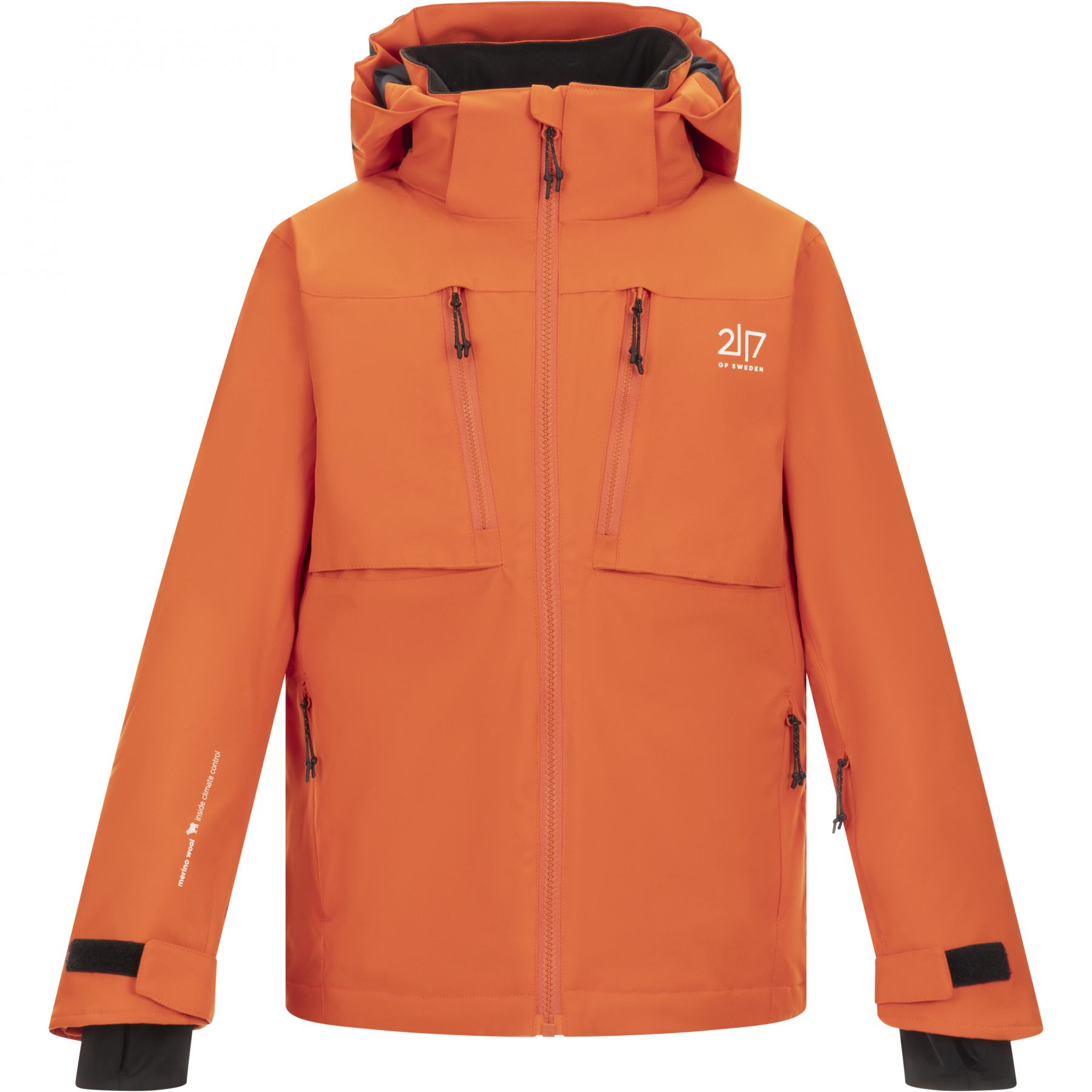 2117 of Sweden Lillpite, chaqueta de esquí, junior, naranja
