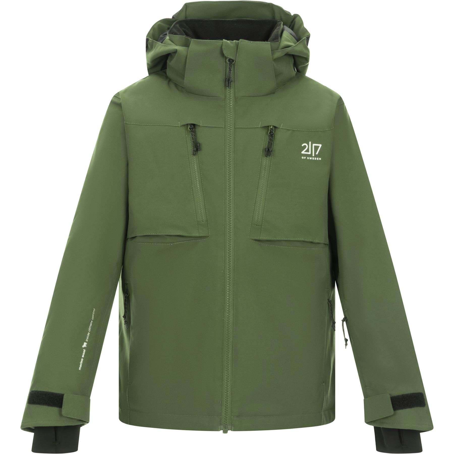 2117 of Sweden Lillpite, chaqueta de esquí, junior, verde