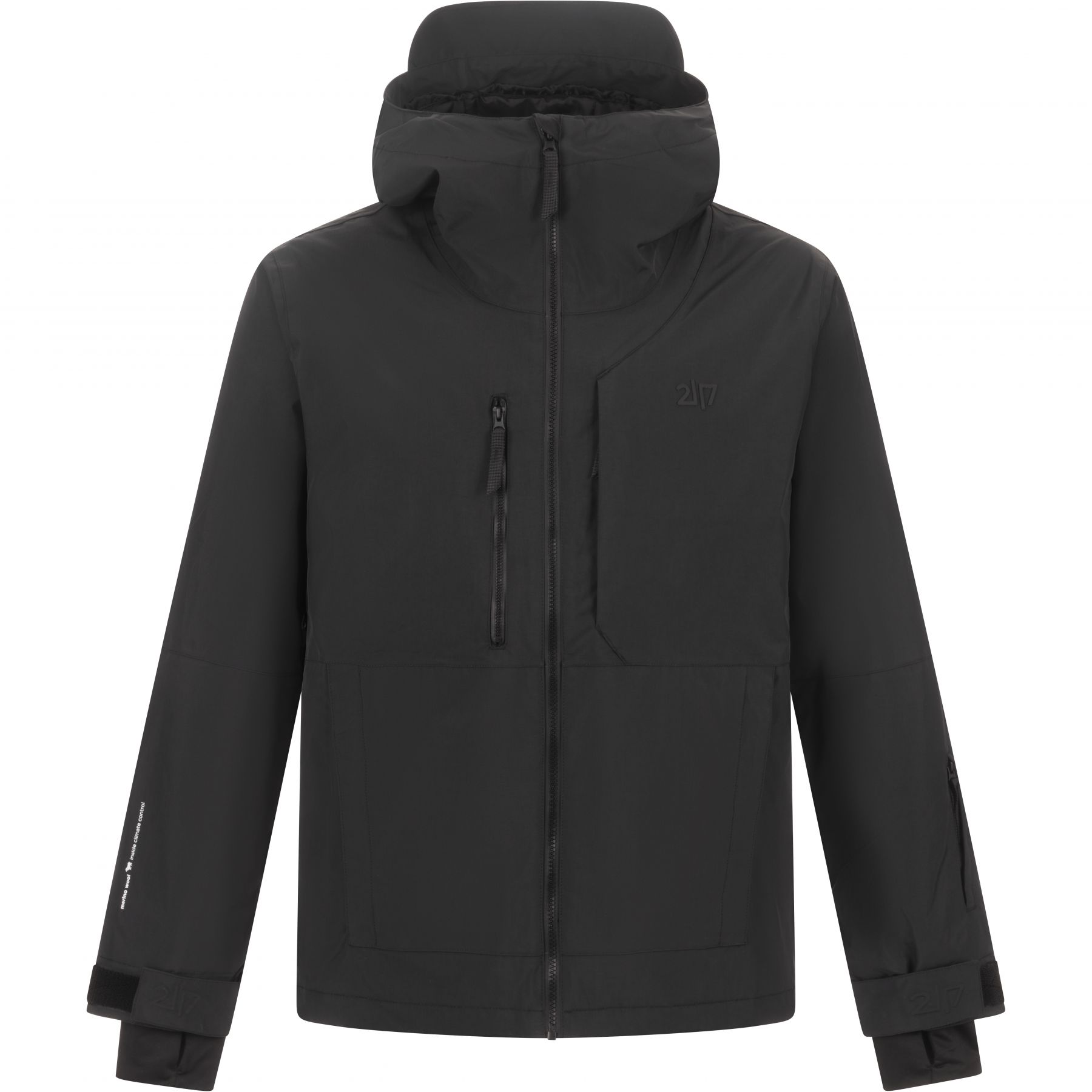 2117 of Sweden Norrdal, chaqueta de esquí, hombre, negro