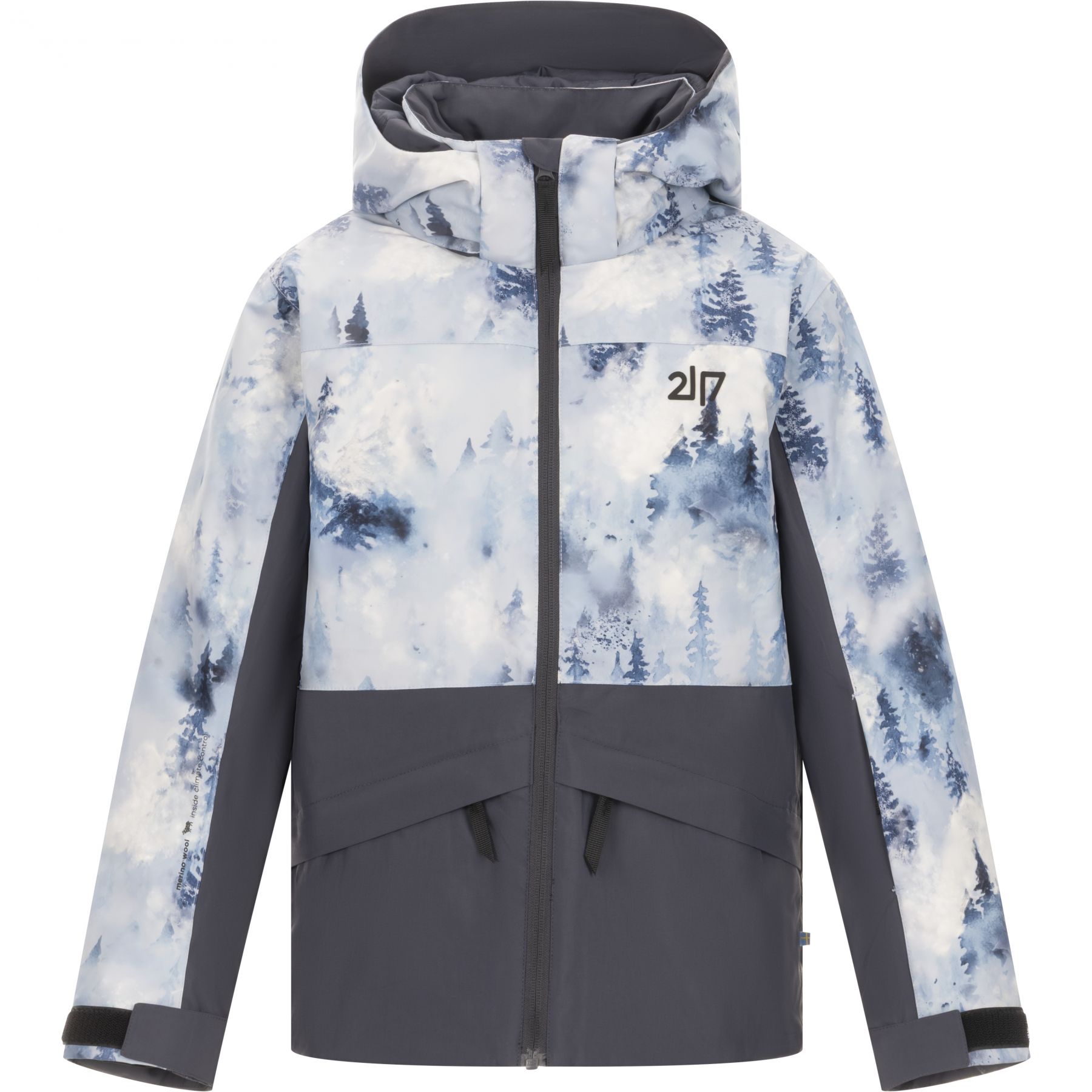 2117 of Sweden Ottebol, chaqueta de esquí, junior, gris