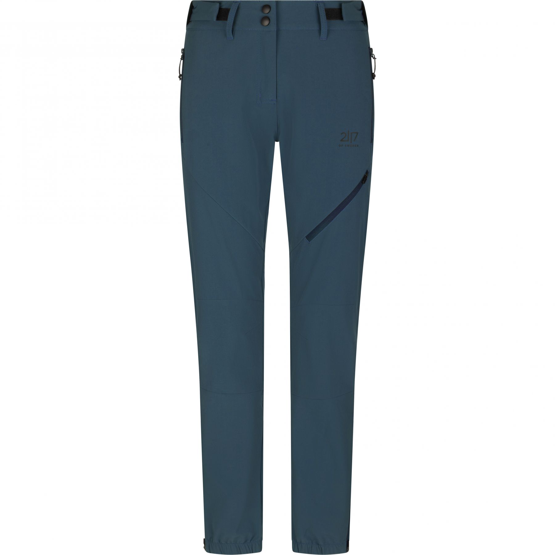 2117 of Sweden Sandhem, pantalones outdoor, mujer, azul