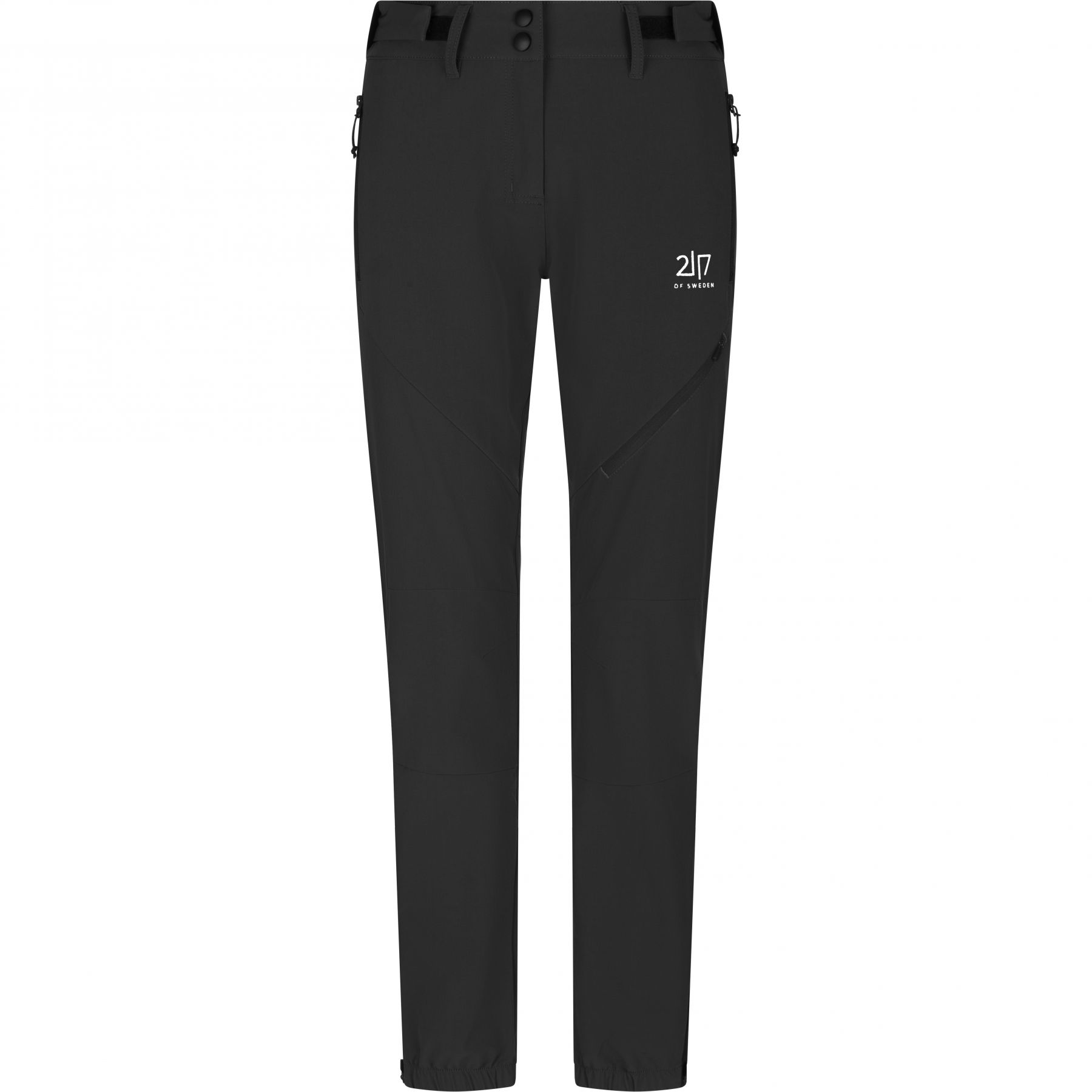 2117 of Sweden Sandhem, pantalones outdoor, mujer, negro