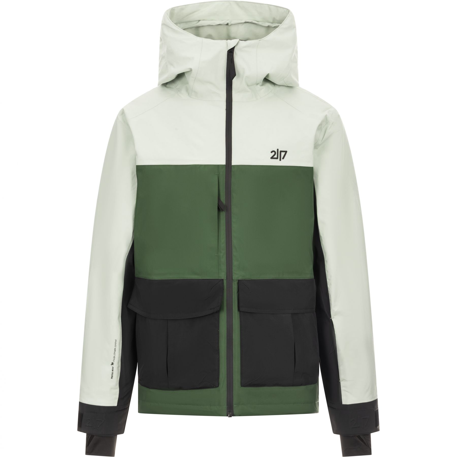 Sillerud, chaqueta de esquí, hombre, verde