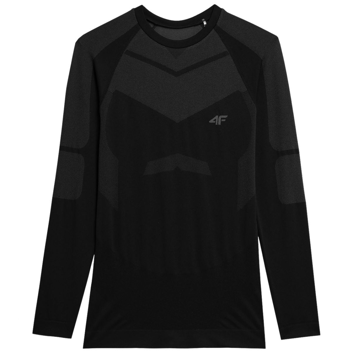 4F Victor, camiseta interior de esquí, hombre, negra