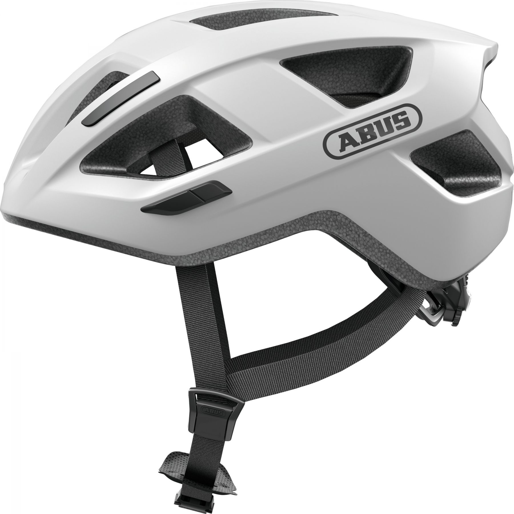 ABUS Aduro 3.0, casco de bicicleta, blanco