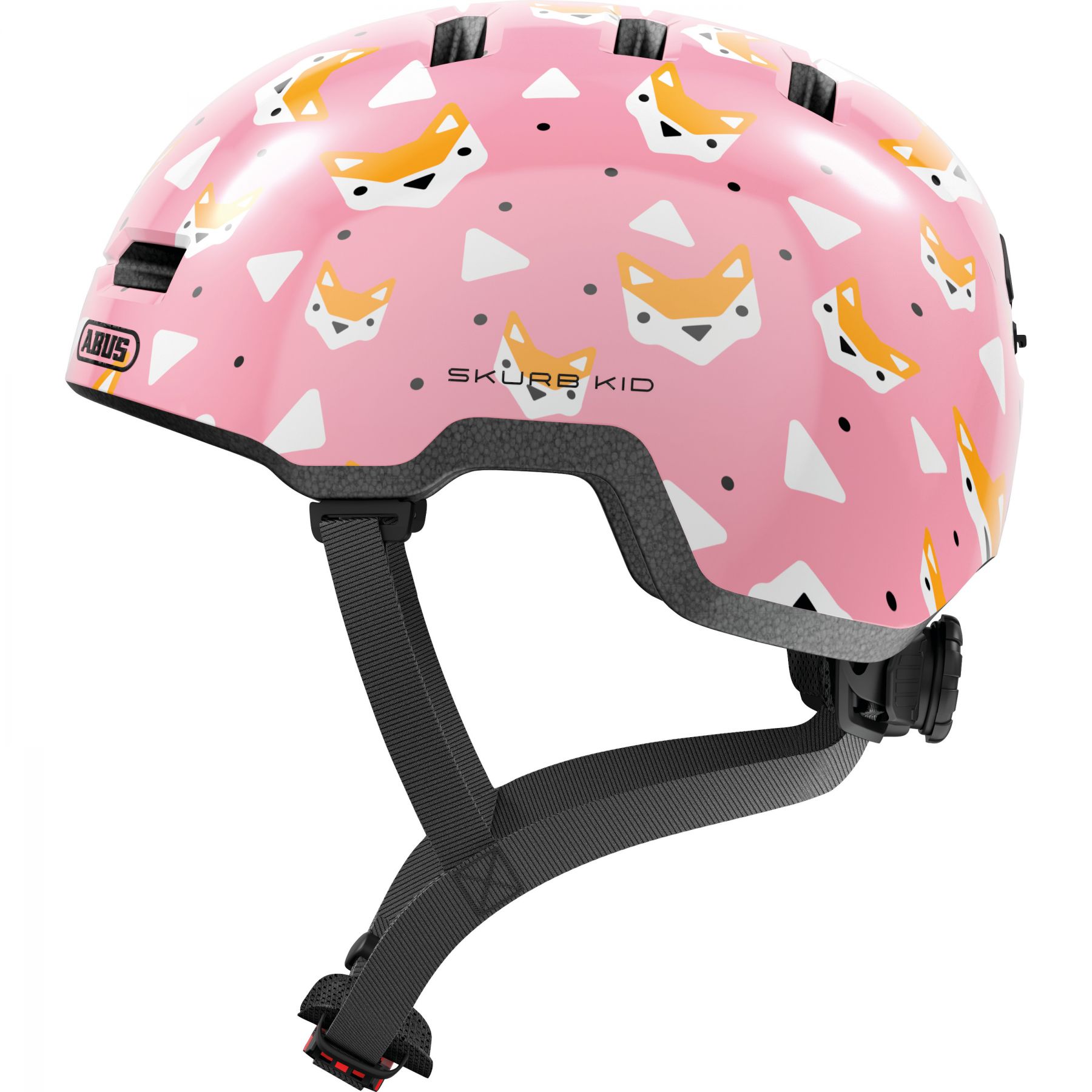 ABUS Skurb Kid, casco de bicicleta, junior, rosa