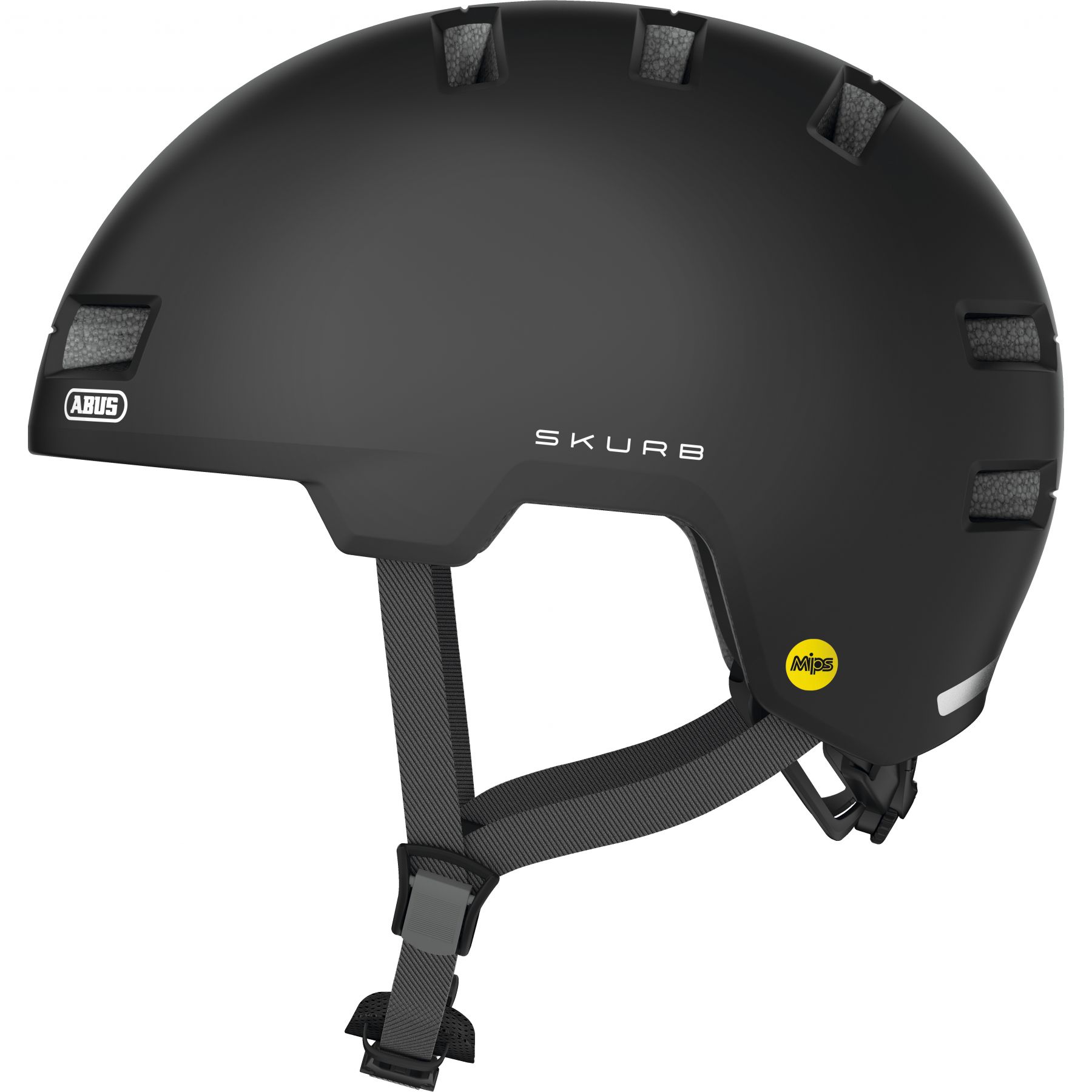 Abus Skurb MIPS, casco de bicicleta, negro mate