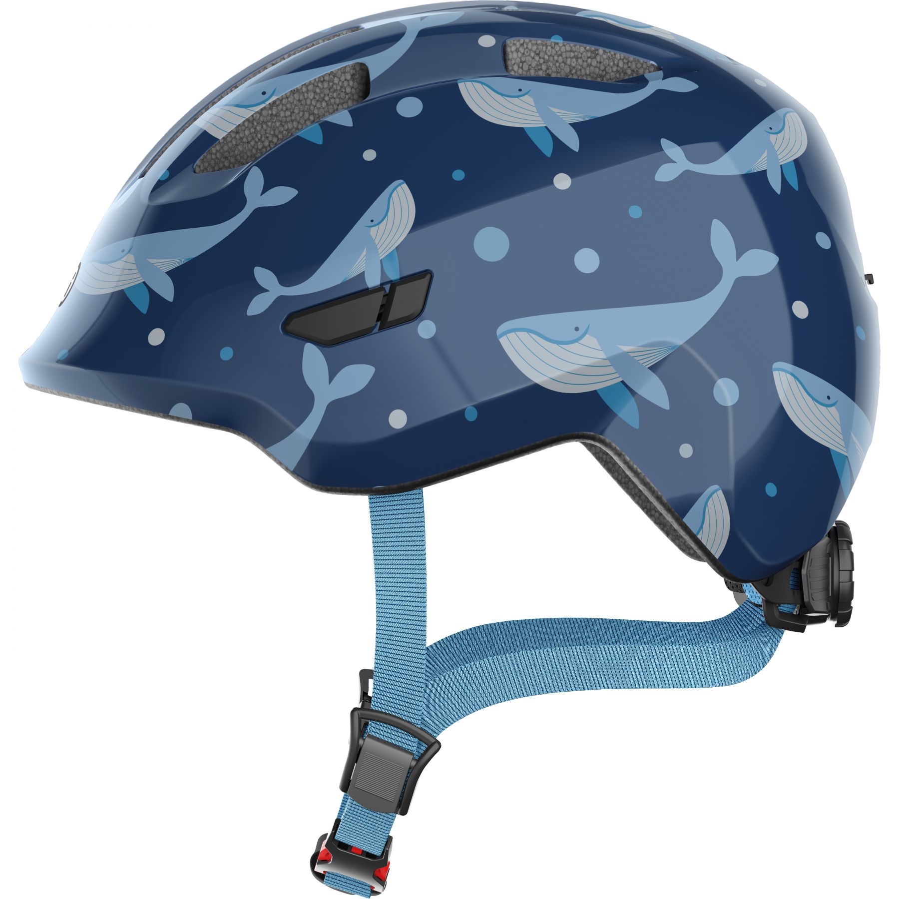 Abus Smiley 3.0, casco de bicicleta, junior, blue whale