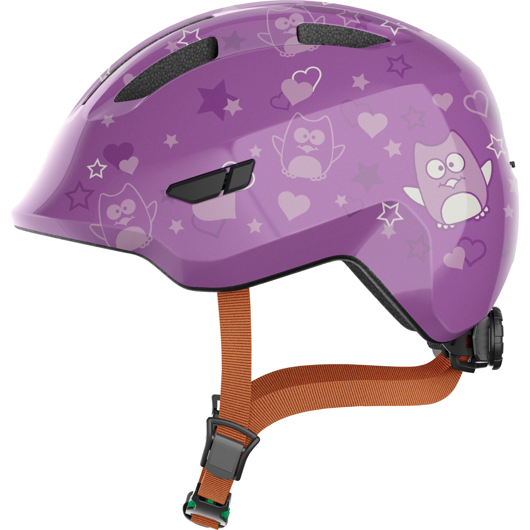 Smiley 3.0, casco de bicicleta, junior, purple star