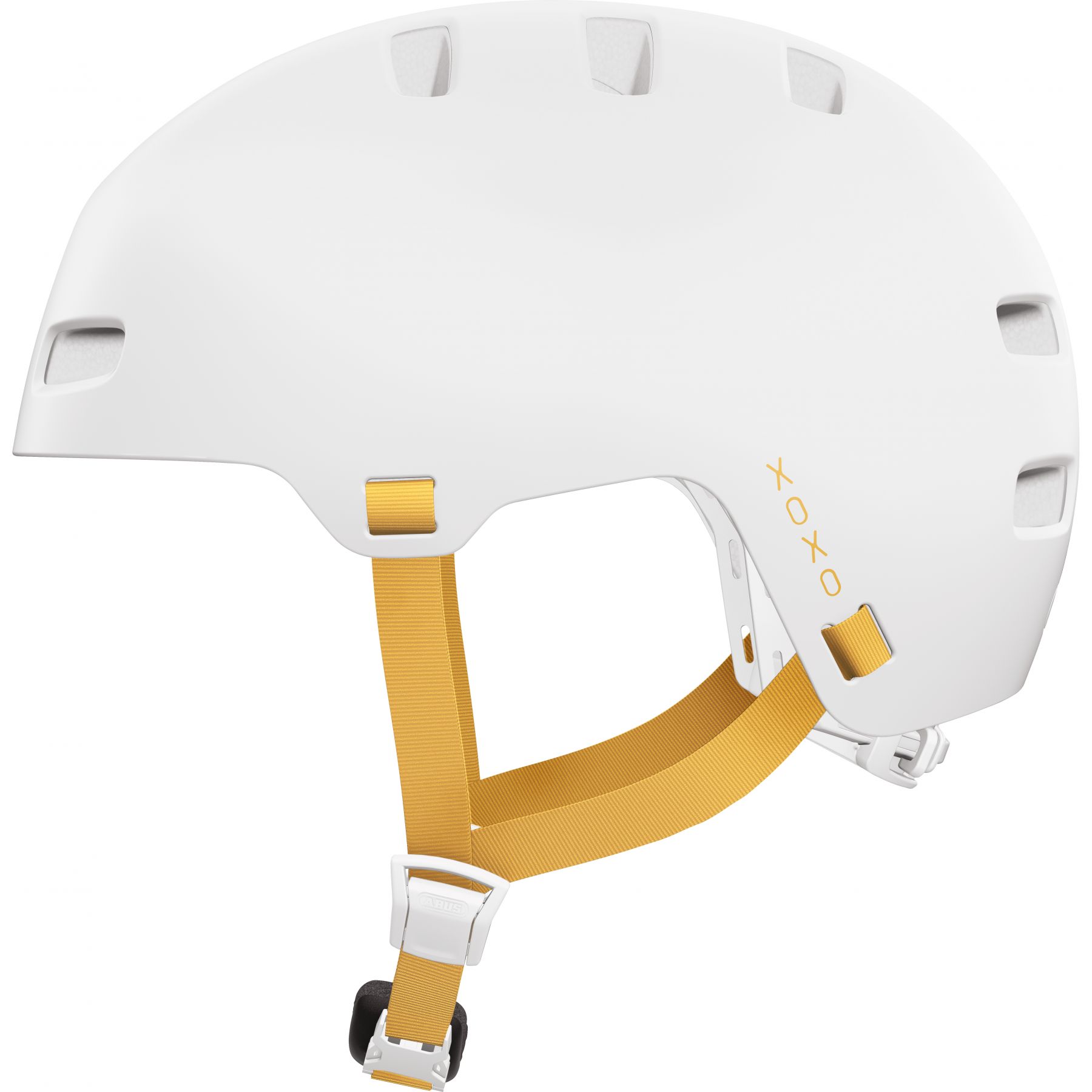 Abus XOXO, casco de bicicleta, blanco mate