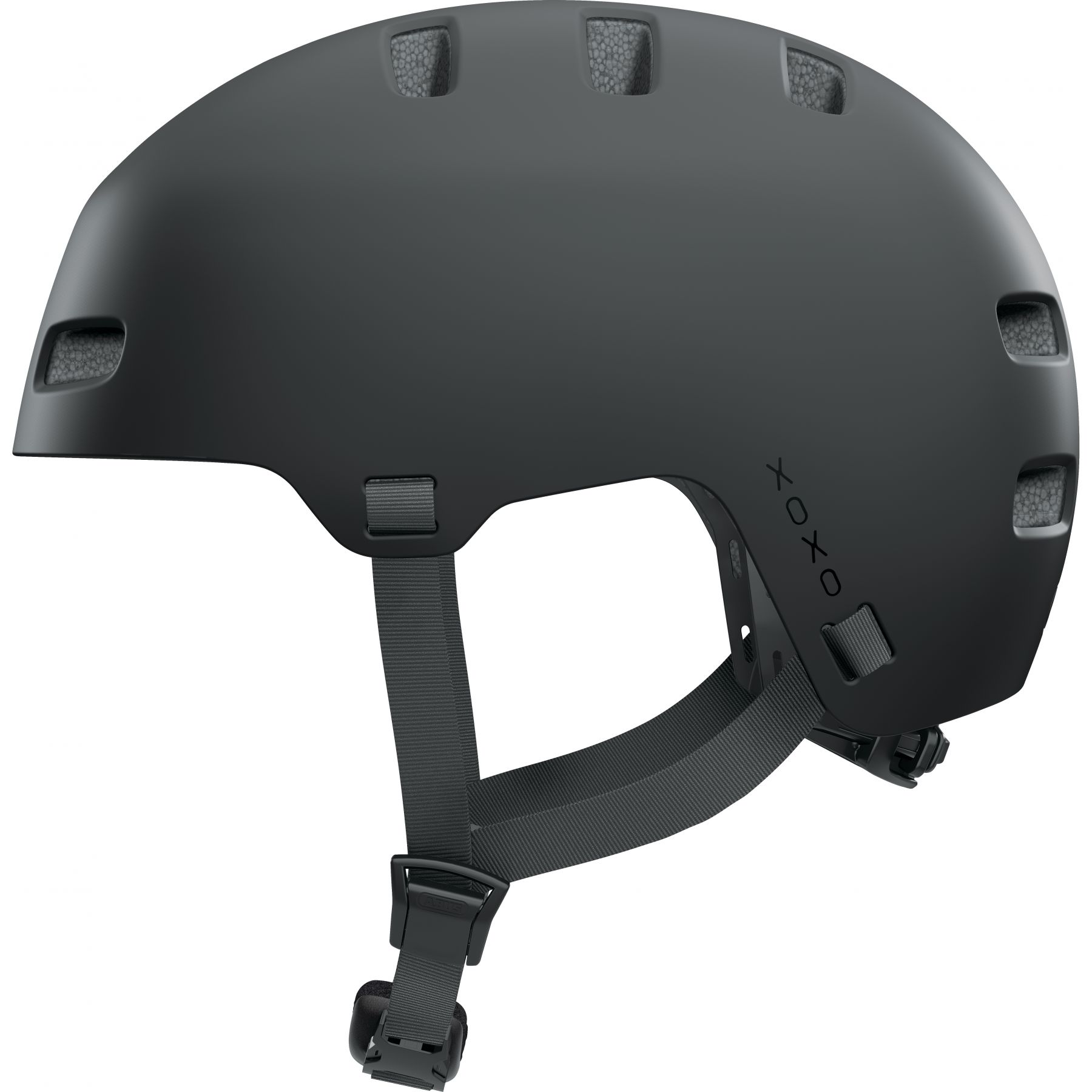 Abus XOXO, casco de bicicleta, negro mate