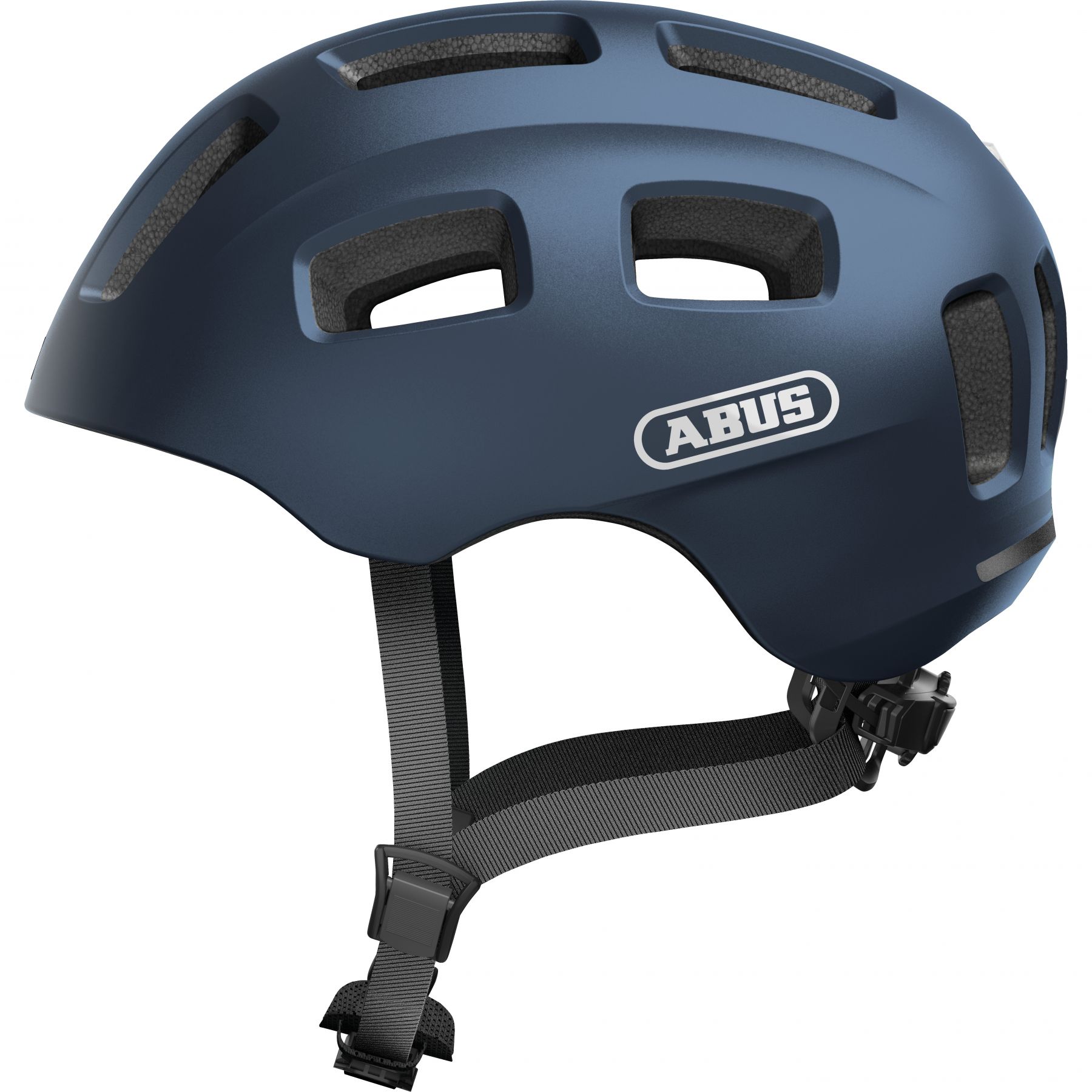 Abus Youn-I 2.0, casco de bicicleta, junior, azul oscuro