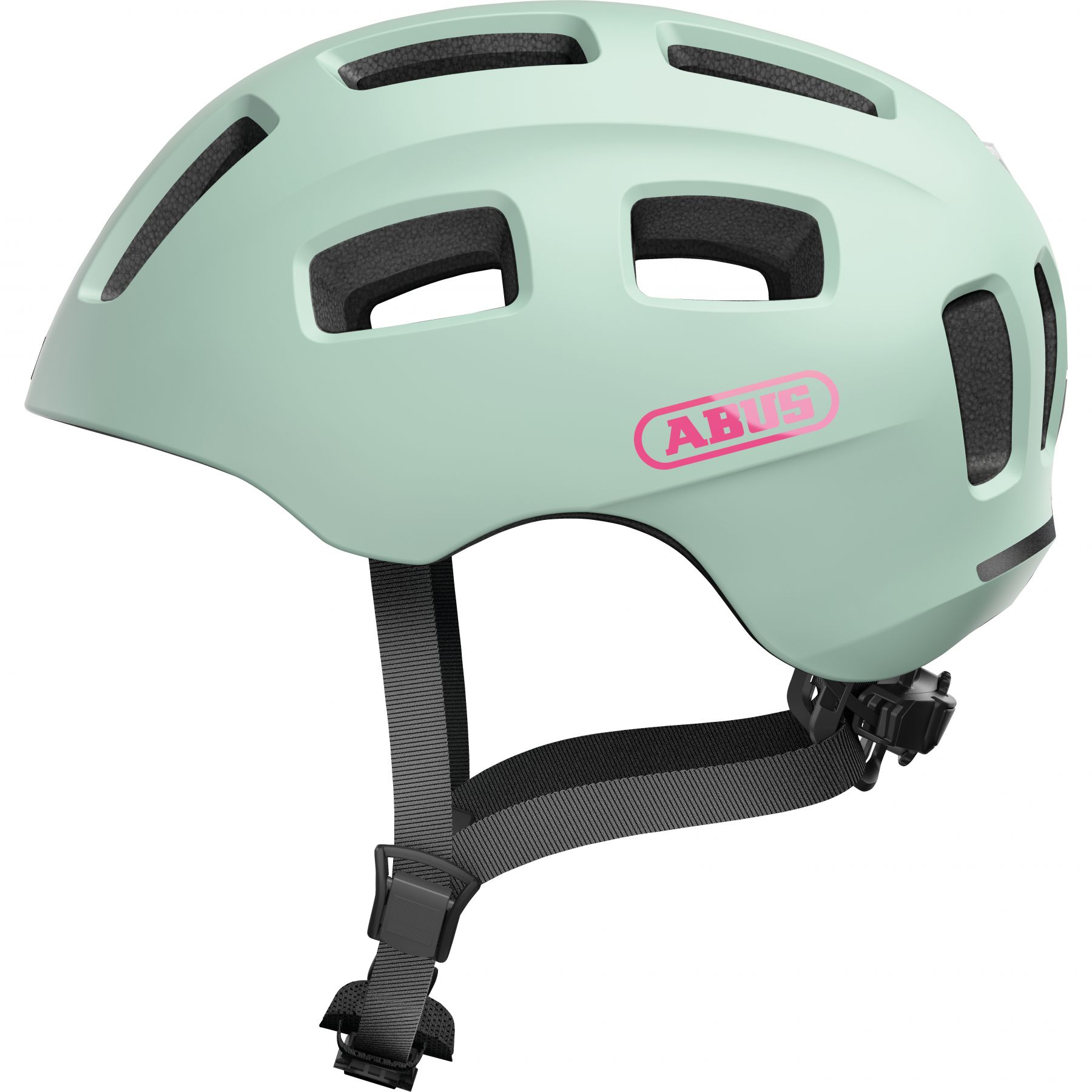 Abus Youn-I 2.0, casco de bicicleta, junior, verde claro