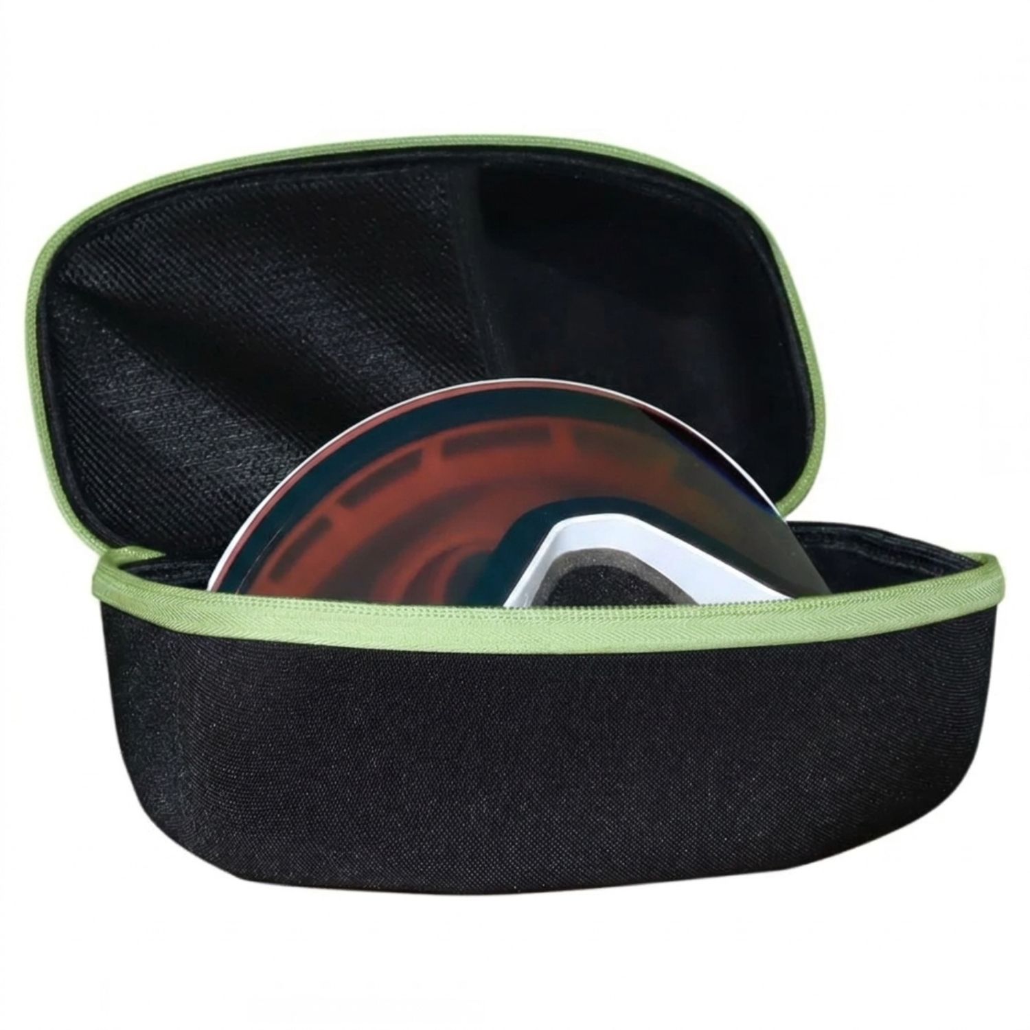 Accezzi Avoriaz, funda para gafas, negro/verde