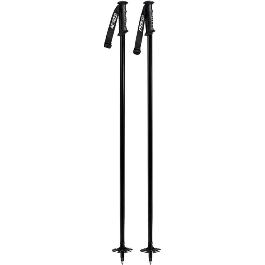Accezzi, bastones de esquí, negro