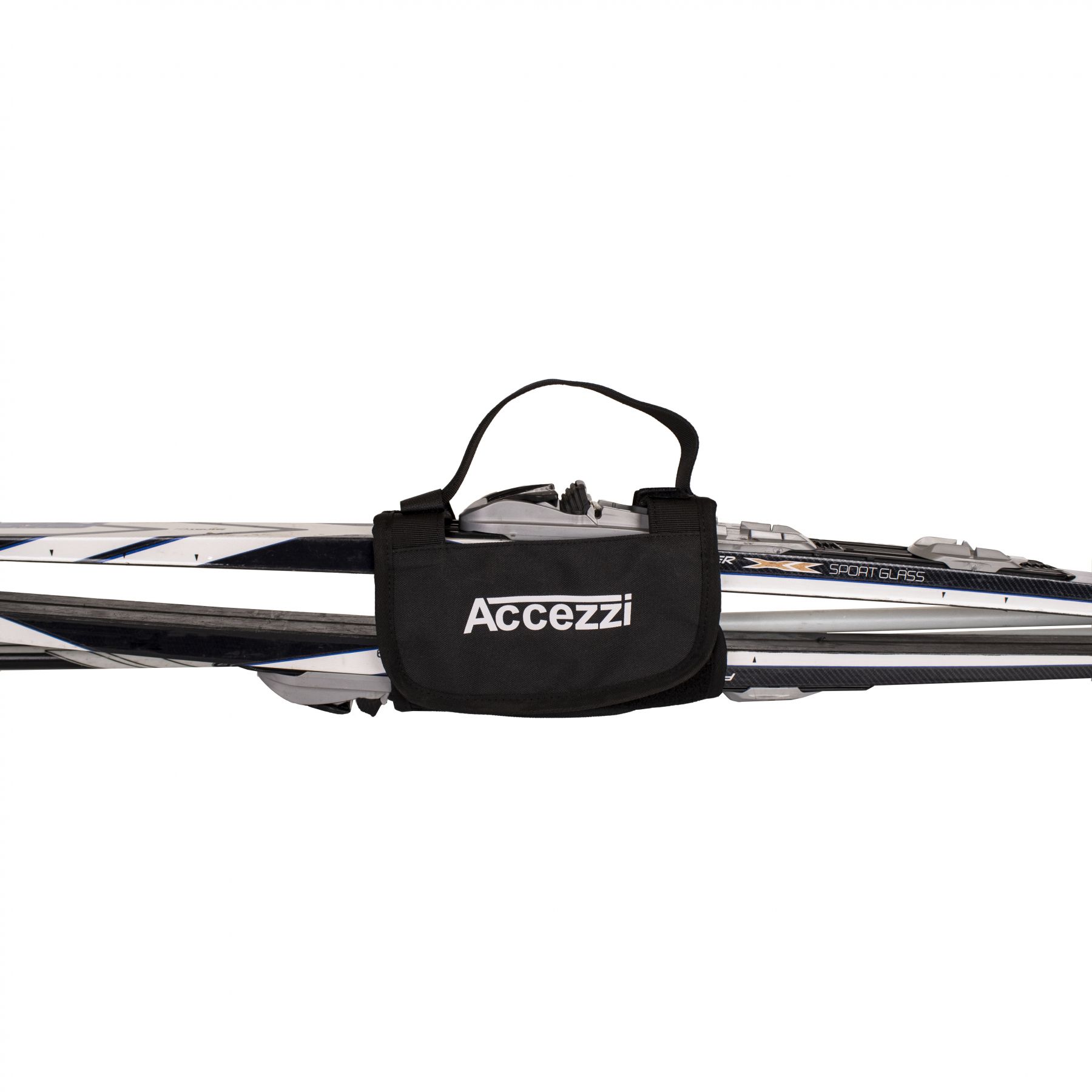 Accezzi Carry Nordic, portaesquís de fondo, negro