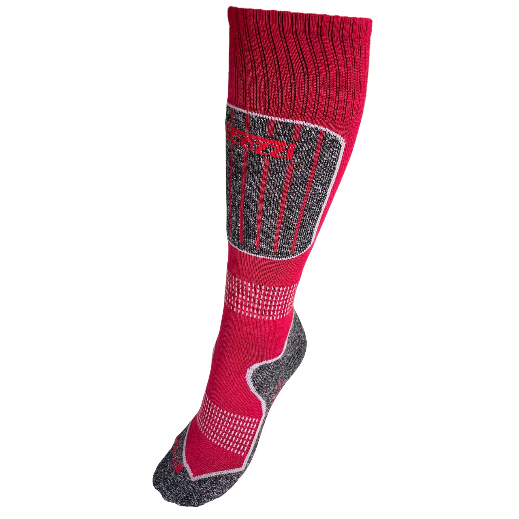 Accezzi Merino 20, calcetines de esquí, junior, rojo