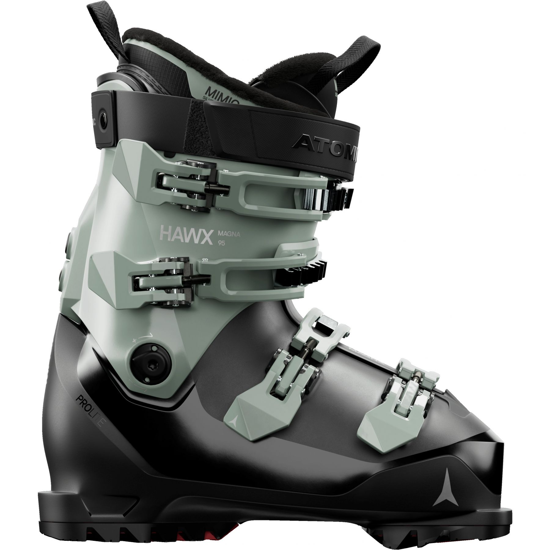 Atomic Hawx Magna 95, botas de esquí, mujer, negro/verde
