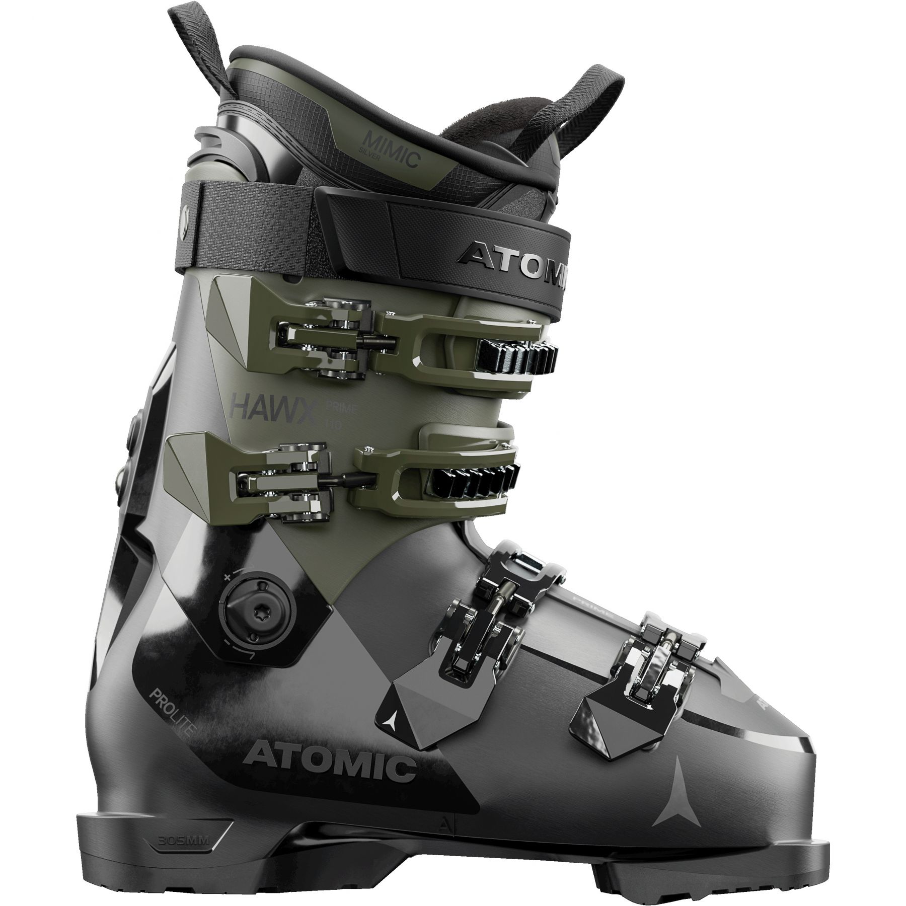 Hawx prime 110, botas de esquí, hombre, oliva