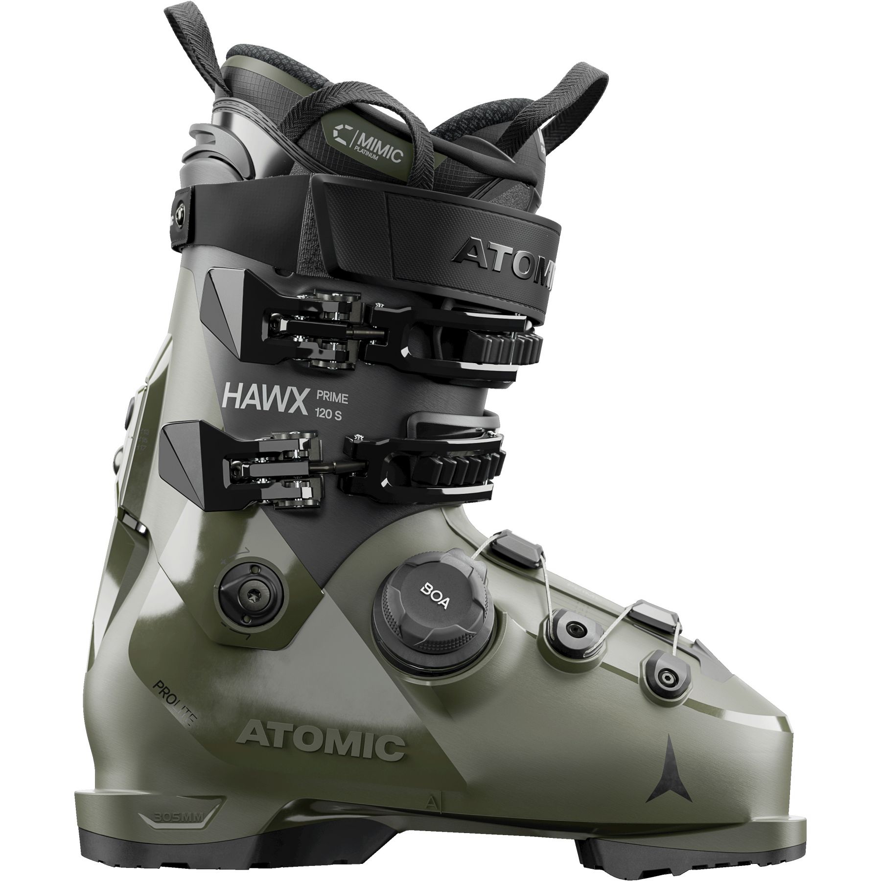 Hawx prime 120 S BOA, botas de esquí, hombre, oliva