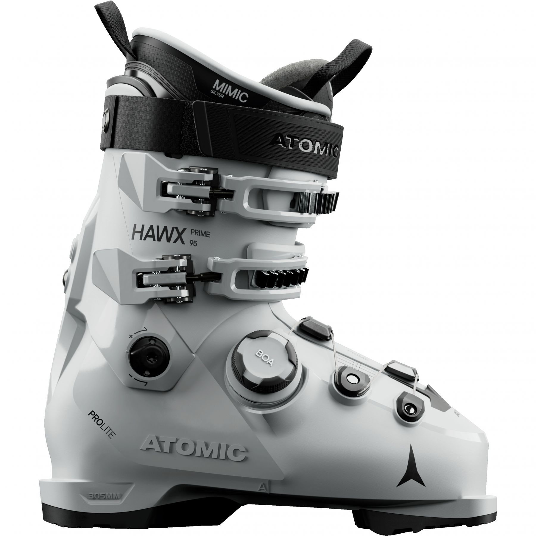 Hawx prime 95 BOA, botas de esquí, mujer, gris