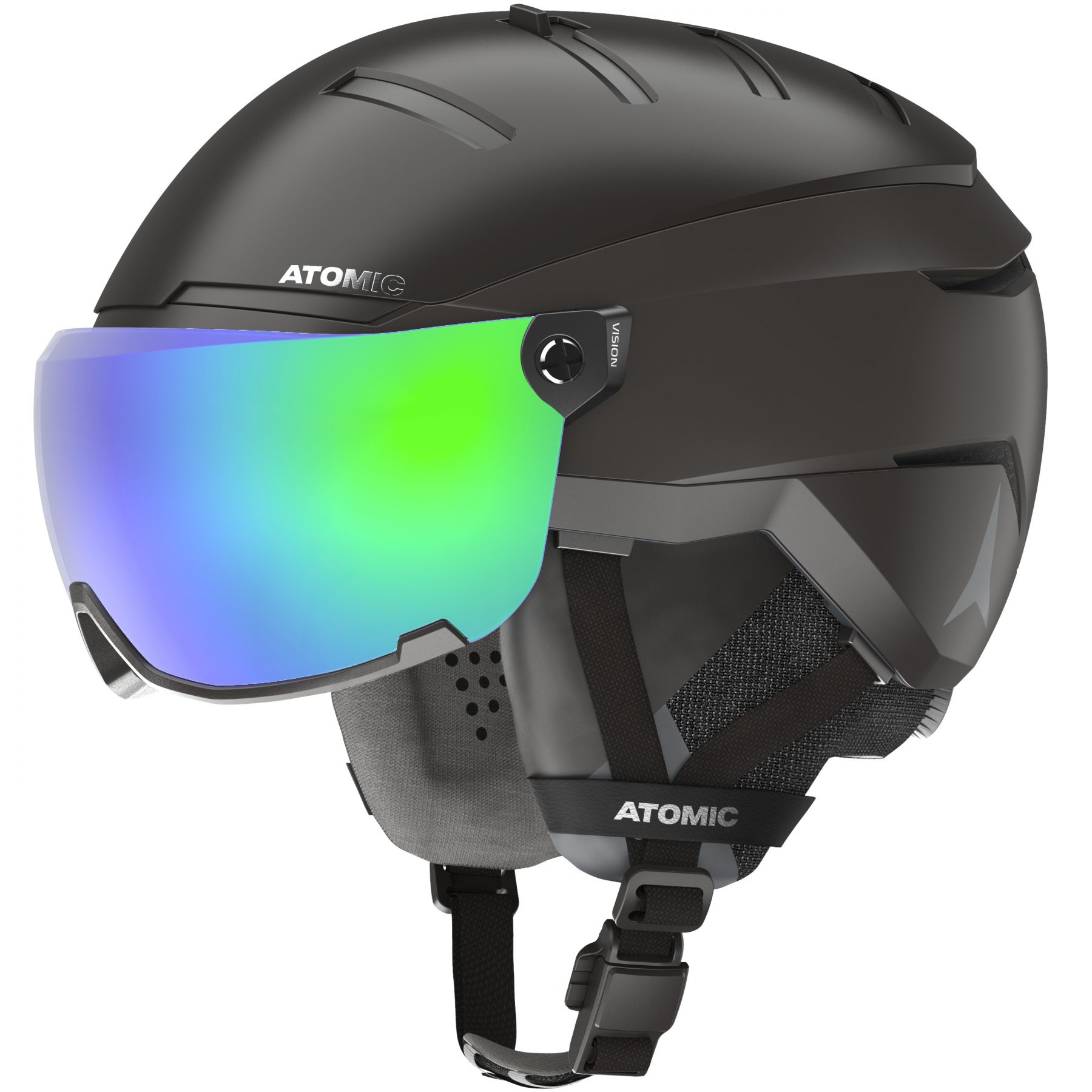 Atomic Savor GT Amid Visor HD, casco de esquí con visera, negro