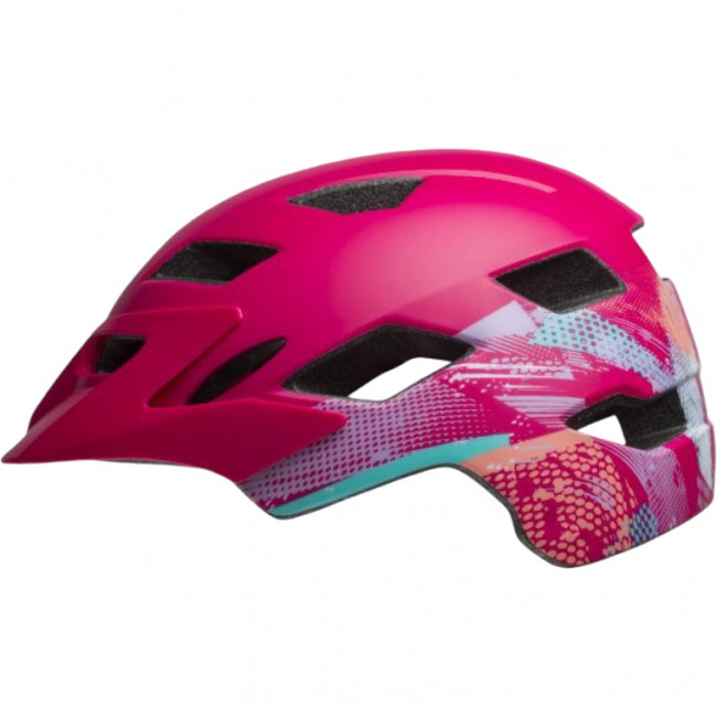 Bell Sidetrack, casco de bicicleta, junior, rojo