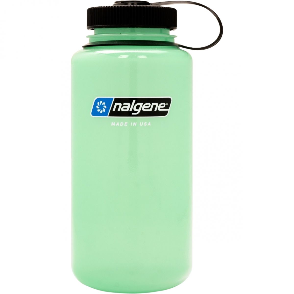 Botella Nalgene de boca ancha, 1000 ml, verde brillante