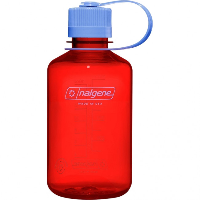 Botella Nalgene de boca estrecha, 500 ml, naranja