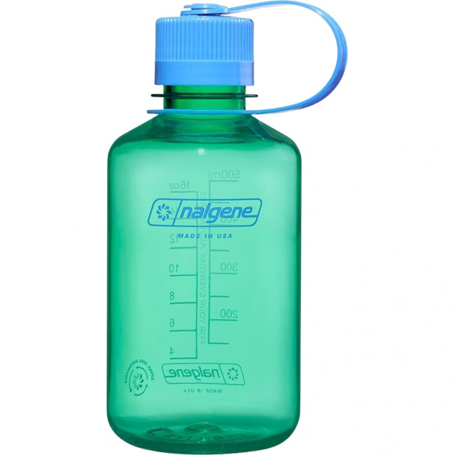 Botella Nalgene de boca estrecha, 500 ml, verde pastel
