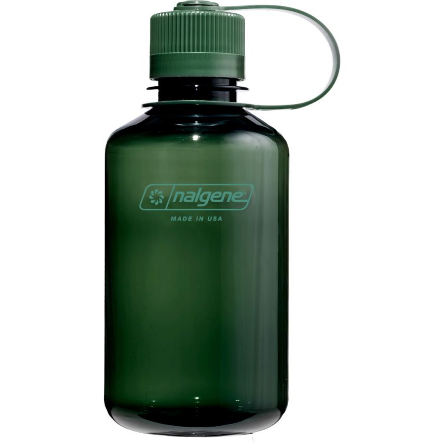 Botella Nalgene de boca estrecha, 500 ml, verde