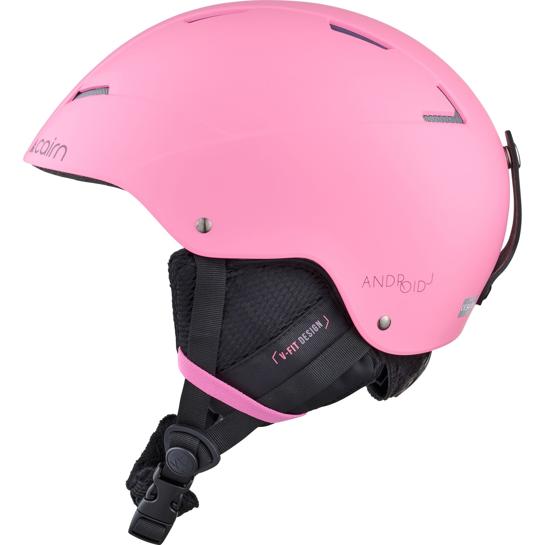 Cairn Android J, casco de esquí, junior, rosa
