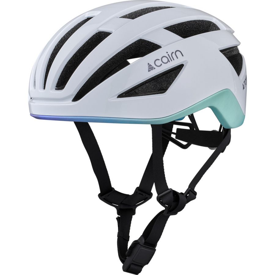 Cairn Atom, casco de ciclismo, blanco