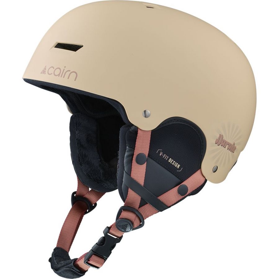 Cairn Darwin, casco de esquí, junior, beige