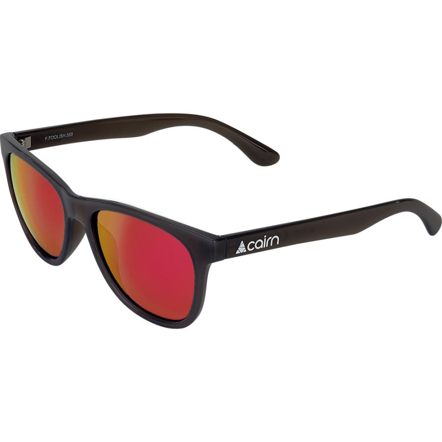 Cairn Foolish Polarised, gafas de sol, negras/rojas