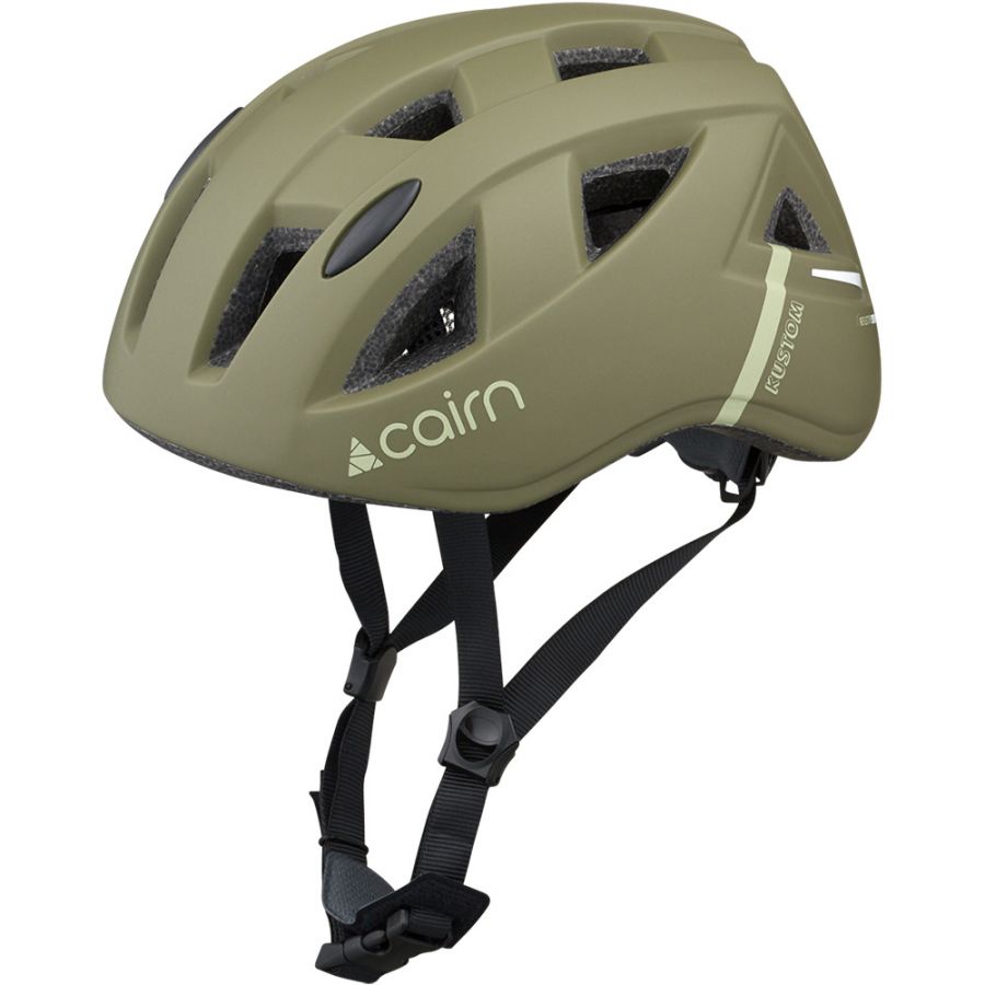 Cairn Kustom, casco de ciclismo, junior, verde