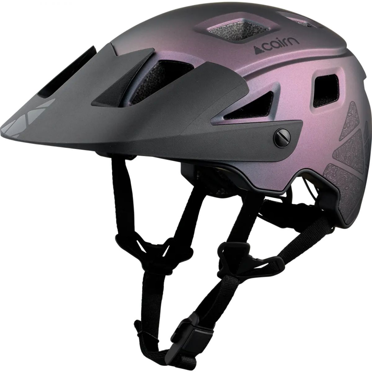 Cairn Magma, casco de bicicleta, mat metallic cameleon