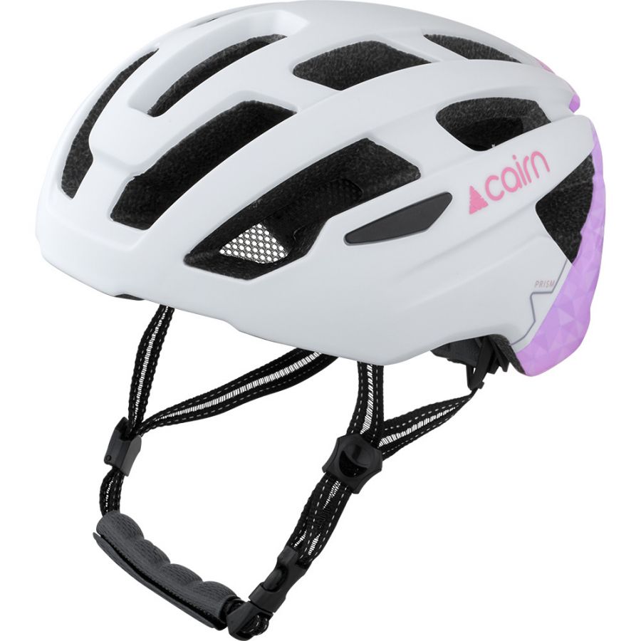 Cairn Prism J II, casco de ciclismo, junior, blanco