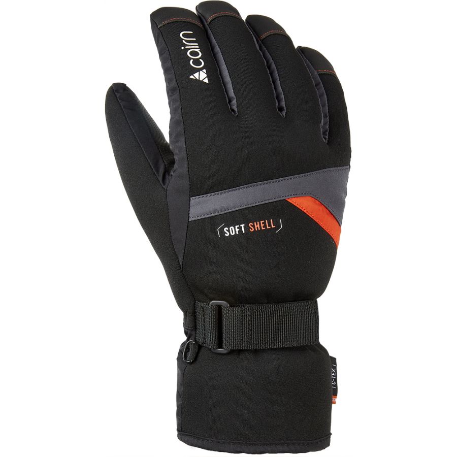 Cairn Styl 2 C-Tex, guantes de esquí, hombre, grafito escarlata