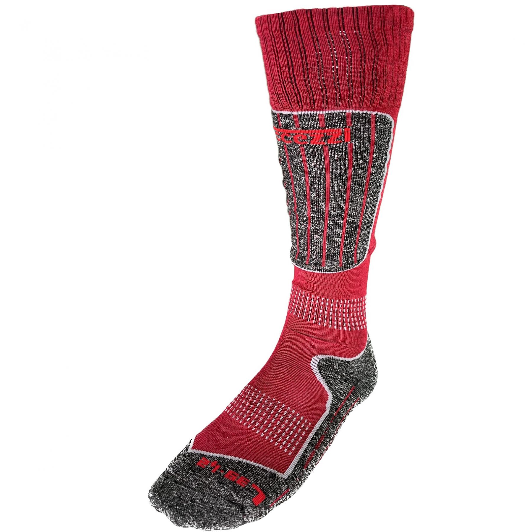 Calcetines de esquí Accezzi Merino 20, rojos