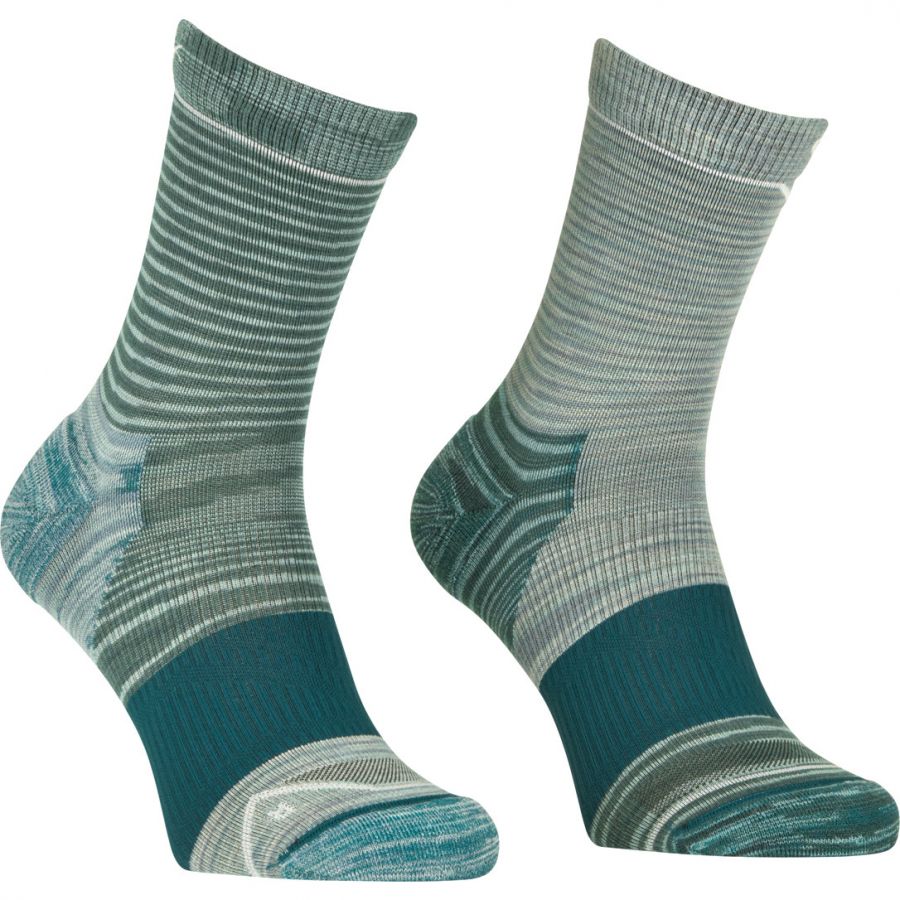 Calcetines Ortovox Alpine Mid, mujer, azul claro