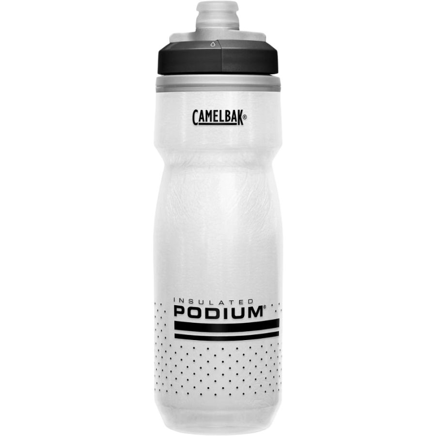 Camelbak Podium Chill 3.0, botella de agua, 620 ml, blanco/negro