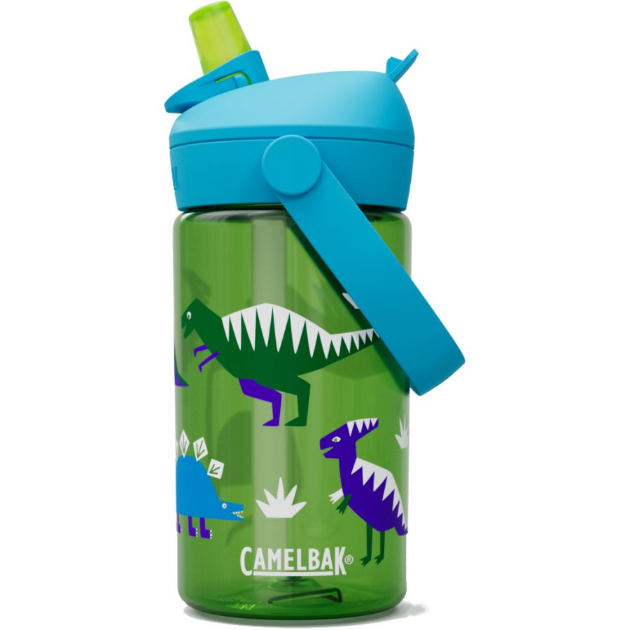 Camelbak Thrive Flip Straw, botella, niños, dinosaurios modernos