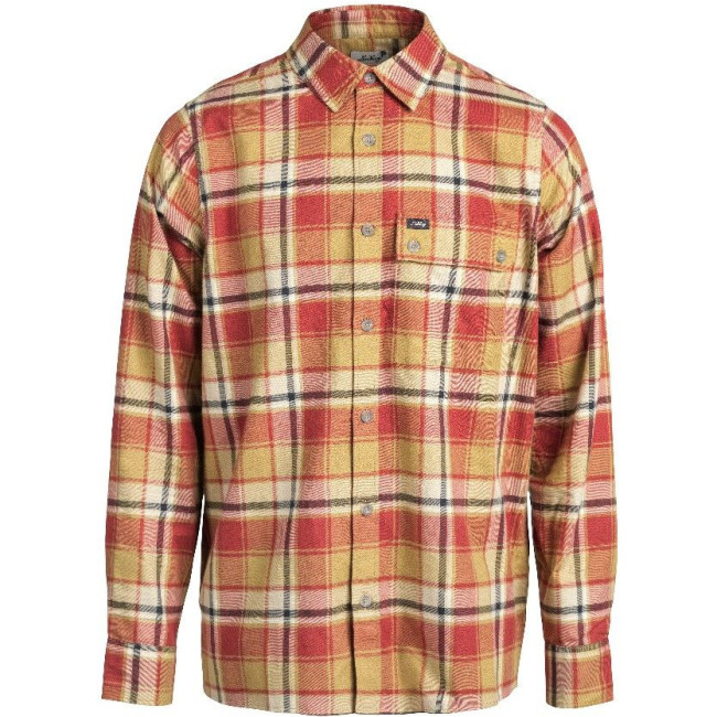 Camisa de franela Lundhags Plaid Jarpen, camisa, palo de rosa