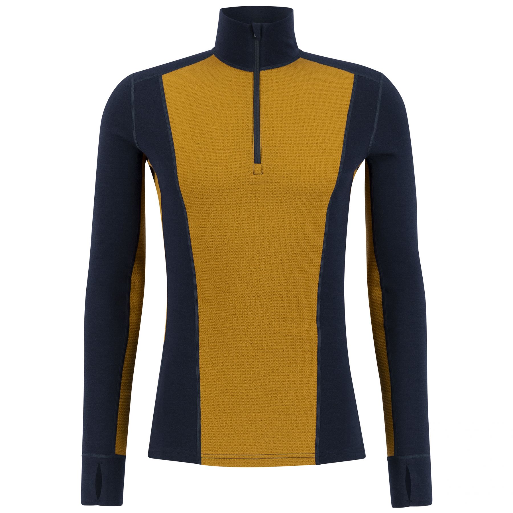 Camiseta interior de esquí Ulvang Peak Map Half Zip, hombre, azul oscuro/azul marino